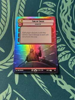 Time Of Crisis 917 Hyperspace Foil Legends Of The Force LOF Star Wars Unlimited - Image 3