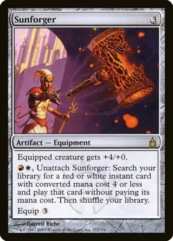 Sunforger (LP) #272 Ravnica: City of Guilds MTG Magic The Gathering Rare 2005 - Image 1