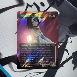 Yuna, Hope of Spira (Borderless) (Surge Foil) Final Fantasy Foil - Image 2