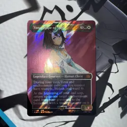 Yuna, Hope of Spira (Borderless) (Surge Foil) Final Fantasy Foil - Image 5