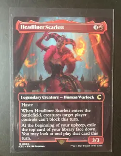 MTG Headliner Scarlett Borderless  - Ravnica: Clue Edition #004 - Image 1
