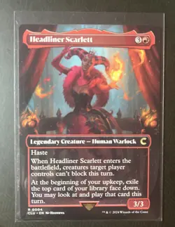 MTG Headliner Scarlett Borderless  - Ravnica: Clue Edition #004 - Image 3