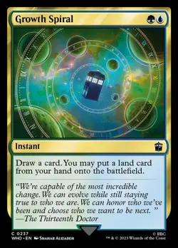 MTG - Growth Spiral (237) - Universes Beyond: Doctor Who - Near Mint - Image 2