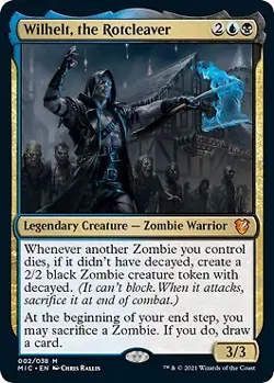 Wilhelt, the Rotcleaver Commander: Innistrad: Midnight Hunt Regular - Image 1