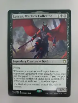 MTG Lorcan, Warlock Collector Commander:  Forgotten Realms 27/62 Regular Rare - Image 2