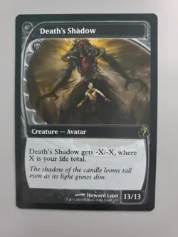 MTG Death's Shadow Mystery Booster 2 Future Sight Rare - Image 1