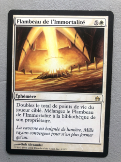 Mtg Carte Magic Fifth Dawn Beacon of Immortality French MP - Image 3
