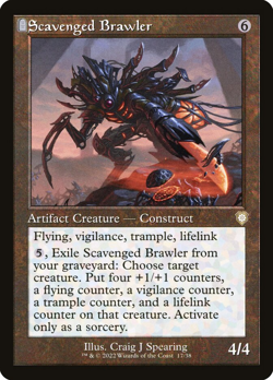 Scavenged Brawler [The Brothers' War Commander #17] M/NM MTG Magic - Image 2