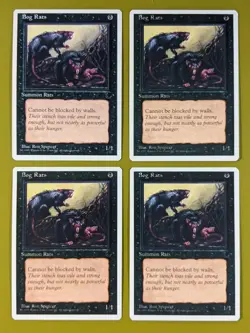 Bog Rats x4 Chronicles 4x Playset Magic the Gathering MTG - Image 2