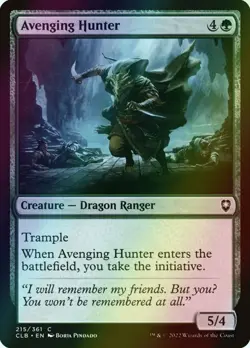 MTG Avenging Hunter Foil ** Battle for Baldur's Gate ** English (NM) - Image 1