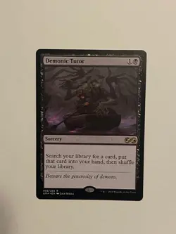 Magic the Gathering : ULTIMATE MASTERS Demonic Tutor NM MTG - Image 3