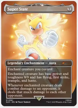 🌟 Super State 2081 - Sonic Secret Lair - MTG PRESALE Non Foil 🌟 - Image 1