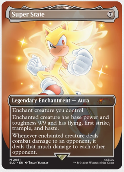 🌟 Super State 2081 - Sonic Secret Lair - MTG PRESALE Non Foil 🌟 - Image 2