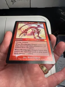 Worldgorger Dragon 2002 Judgment FOIL Red Rare Creature MTG SP - NM AZ1 - Image 9