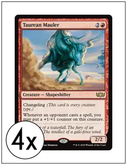 4x Taurean Mauler, Tarkir Dragonstorm Commander, Magic MTG NM - Image 2
