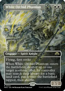 White Orchid Phantom (Borderless) Modern Horizons 3 Regular - Image 1