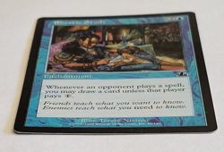 Magic The Gathering  - Rhystic Study (Common) Prophecy set 2000 *VINTAGE* LP - Image 5