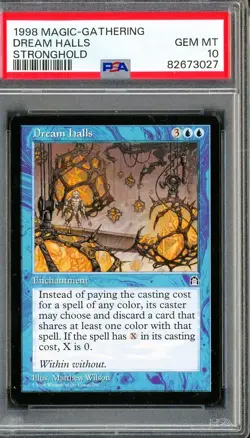 MTG Magic Gathering Reserved List - Stronghold - Dream Halls - PSA 10 NM BGS CGC - Image 1