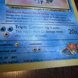 Misty's Cloyster 029/132 Gym Heroes Rare MP Regular Pokemon Card Vintage WOTC - Image 11