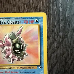 Misty's Cloyster 029/132 Gym Heroes Rare MP Regular Pokemon Card Vintage WOTC - Image 3