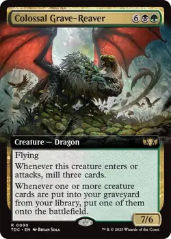 Colossal Grave-Reaver Commander: Tarkir: Dragonstorm Regular - Image 2