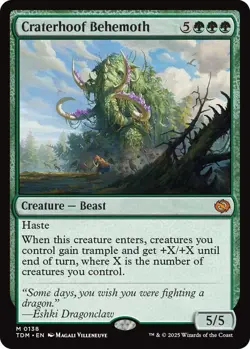 Craterhoof Behemoth Tarkir: Dragonstorm Regular - Image 1