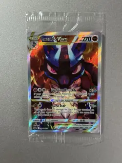 Lucario V Star  SWSH291  Crown Zenith Pokemon TCG Card Promo Holo  SEALED PACK - Image 5