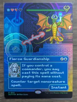MTG Fierce Guardianship Rainbow Foil from Secret Lair Drop Series NM - Image 3