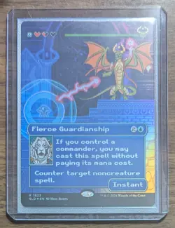 MTG Fierce Guardianship Rainbow Foil from Secret Lair Drop Series NM - Image 4