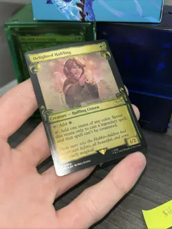 Delighted Halfling (Showcase Scrolls) Universes Beyond: the Lord of the Rings: Tales of Middle-Earth Foil - Image 7