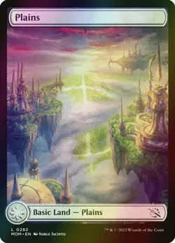 MTG Plains (282) Full Art Foil ** March of the Machine ** English (NM) - Image 1
