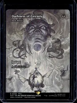 2025 Magic The Gathering Universes Beyond Darkness of Eternity Dark Ritual #0008 - Image 3
