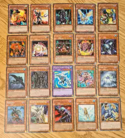 300 YUGIOH CARDS * COMMONS RARES HOLOS TOKENS * ANCIENT FAIRY DRAGON TIN PLAYMAT - Image 4