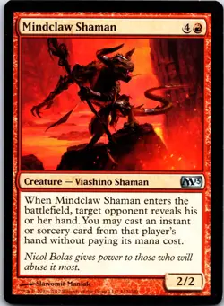 Mindclaw Shaman 142 - MTG - Magic Core Set 2013 - NM - Image 1