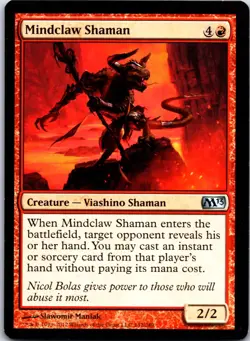 Mindclaw Shaman 142 - MTG - Magic Core Set 2013 - NM - Image 3