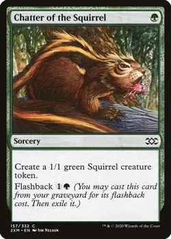 Chatter of the Squirrel , Double Masters , #157 MTG Common - Image 2