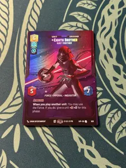 Eighth Brother 1071 Prestige Foil Legends Of The Force LOF Star Wars Unlimited - Image 1