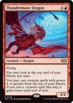Thundermane Dragon Commander: Tarkir: Dragonstorm Regular - Image 1