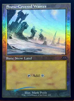 MTG Modern Horizons 3 Snow-Covered Wastes Foil - Image 2