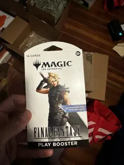 Lot of 15 Final Fantasy Magic the Gathering Play Booster Sleeved Packs - Image 1