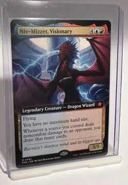 Niv-Mizzet, Visionary (Extended Art) MTG Foundations Mythic 482 NM - Image 1