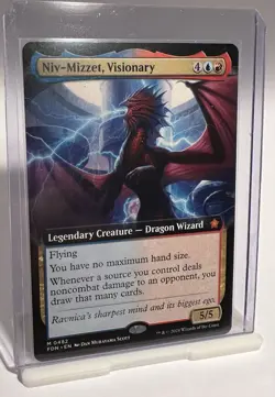 Niv-Mizzet, Visionary (Extended Art) MTG Foundations Mythic 482 NM - Image 4