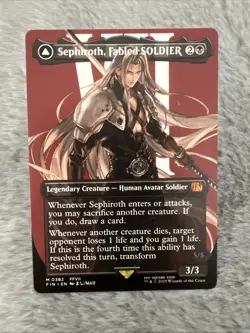 Sephiroth, Fabled SOLDIER (Borderless) (0382) Final Fantasy Regular - Image 14
