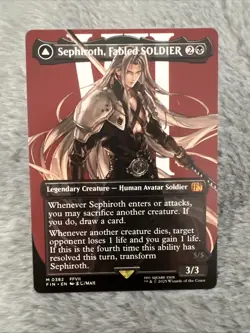 Sephiroth, Fabled SOLDIER (Borderless) (0382) Final Fantasy Regular - Image 2