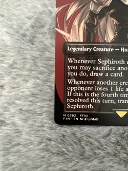 Sephiroth, Fabled SOLDIER (Borderless) (0382) Final Fantasy Regular - Image 6