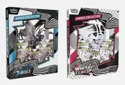 Pokémon Black Bolt & White Flare Binder Collection Bundle Set of 2 - In Hand - Image 1