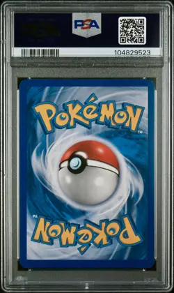 2009 Pokemon Platinum SV Crosshatch '10 Pokemon League Dragonite FB Holo PSA 7 - Image 2