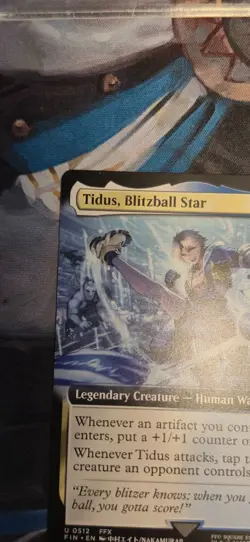 512 Tidus, Blitzball Star (Extended Art) Final Fantasy NM Card MTG FIN - Image 4