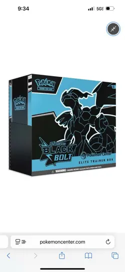 Pokemon Center ETB SET - Black Bolt and White Flare ETBs *IN HAND* - Image 2