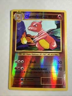 Charmeleon - 10/108 - Pokemon Evolutions Uncommon Reverse Holo NM - Image 3